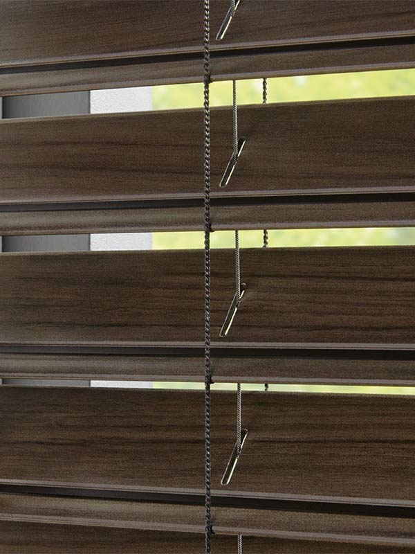 EverWood® Alernative Wood Blinds Closeup