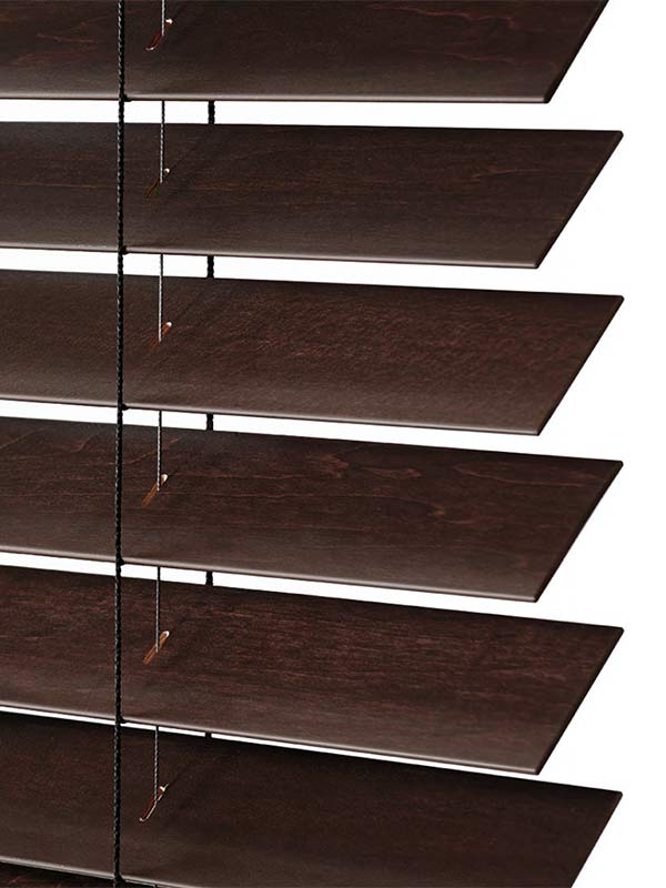 Parkland Wood Blinds Closeup